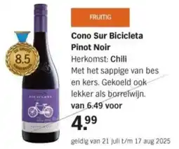 Albert Heijn Cono Sur Bicicleta Pinot Noir aanbieding