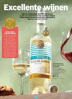 Albert Heijn AH Excellent Selectie Rueda Verdejo Palacio del Almirante aanbieding