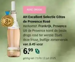 Albert Heijn AH Excellent Selectie Cōtes de Provence Rosé aanbieding