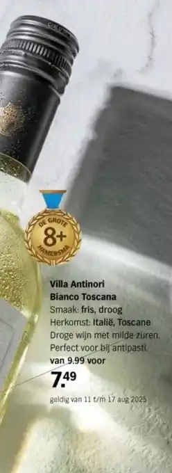 Albert Heijn Villa Antinori Bianco Toscana aanbieding