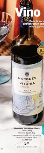 Albert Heijn Marqués de Vitoria Rioja Crianza aanbieding