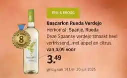 Albert Heijn Bascarlon Rueda Verdejo aanbieding