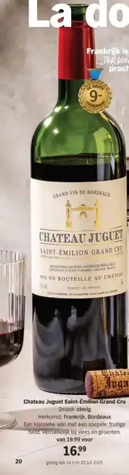 Albert Heijn Chateau Juguet Saint-Émilion Grand Cru aanbieding