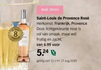 Albert Heijn Saint-Louis de Provence Rosé aanbieding