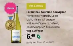 Albert Heijn Lacheteau Touraine Sauvignon aanbieding