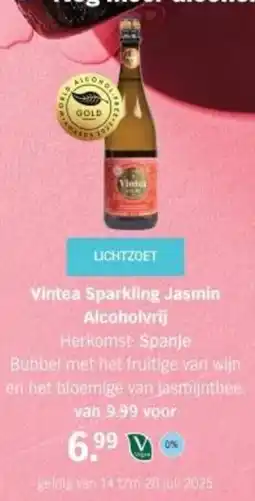 Albert Heijn Vintea Sparkling Jasmin Alcoholvrij aanbieding
