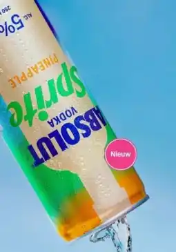 Albert Heijn Absolut Vodka Sprite Pineapple aanbieding