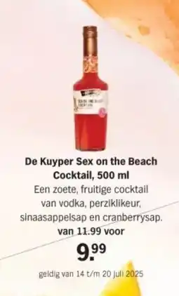 Albert Heijn De Kuyper Sex on the Beach Cocktail aanbieding