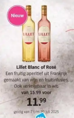 Albert Heijn Lillet Blanc of Rosé aanbieding