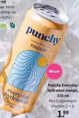 Albert Heijn Punchy Everyday hydration mango aanbieding