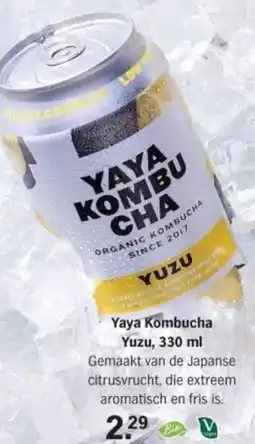 Albert Heijn Yaya Kombucha Yuzu aanbieding