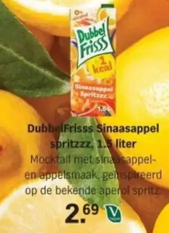 Albert Heijn DubbelFrisss Sinaasappel spritzzz aanbieding