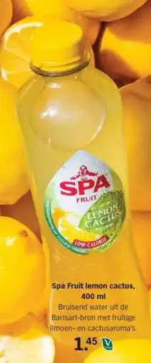 Albert Heijn Spa Fruit lemon cactus aanbieding