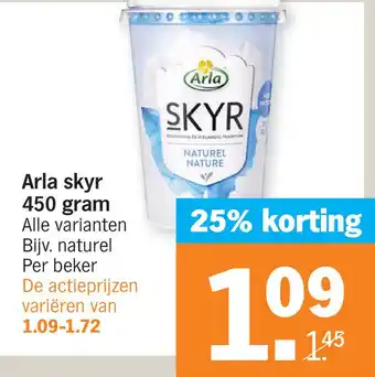 Albert Heijn Arla skyr 450 gram aanbieding