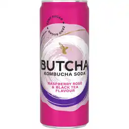Albert Heijn Butcha Rasberry rose & black tea 0% aanbieding