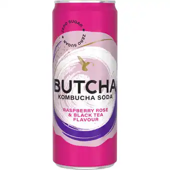 Albert Heijn Butcha Rasberry rose & black tea 0% aanbieding
