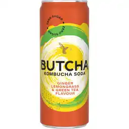 Albert Heijn Butcha Ginger lemongrass & green tea 0% aanbieding