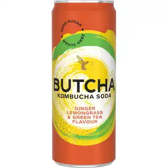 Albert Heijn Butcha Ginger lemongrass & green tea 0% aanbieding