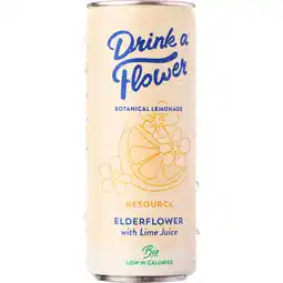 Albert Heijn Drink a Flower Elderflower & lime aanbieding