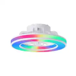 Action Brilliant Mondello plafondlamp met ventilator - wit aanbieding