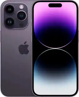 Coolblue Refurbished iPhone 14 Pro 128GB Paars (Zo goed als nieuw) aanbieding