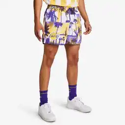 Foot Locker New Era NBA Heren Korte Broeken - Paars - Maat: S - Foot Locker aanbieding