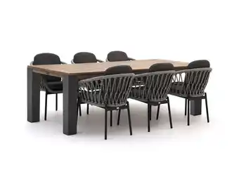 Kees Smit Bellagio Cupello/ROUGH-X 240cm dining tuinset 7-delig aanbieding
