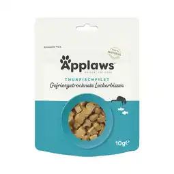 Zooplus Voordeelverpakking: 3x10g Applaws Cat Natuurlijke Gevriesdroogde Tonijnfilet Traktaties kattensnacks aanbieding
