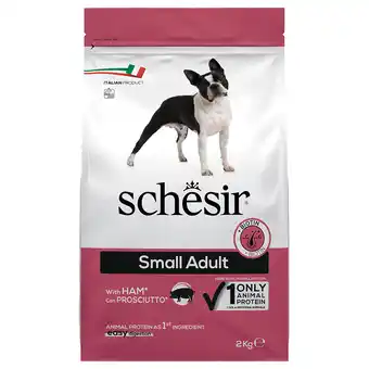 Zooplus Voordeelpakket: 2x 2kg Schesir Dog Small Adult met ham droogvoer voor honden aanbieding