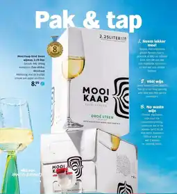 Albert Heijn Mooi Kaap Droë Steen wijntap, 2.25 liter aanbieding