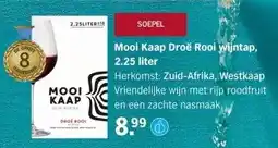 Albert Heijn Mooi Kaap Droë Rooi wijntap, 2.25 liter aanbieding