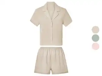 Lidl esmara Korte mousseline dames pyjama aanbieding