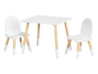 Lidl LIVARNO home Kinder tafel met 2 stoelen aanbieding
