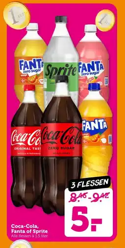 Coop Coca-Cola, Fanta of Sprite aanbieding