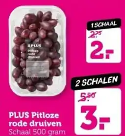 Coop PLUS Pitloze rode druiven aanbieding