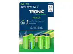 Lidl TRONIC 4 oplaadbare batterijen aanbieding