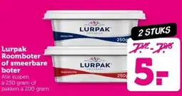 Coop Lurpak Roomboter of smeerbare boter aanbieding