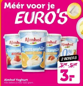 Coop Almhof Yoghurt aanbieding