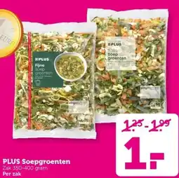 Coop PLUS Soepgroenten aanbieding