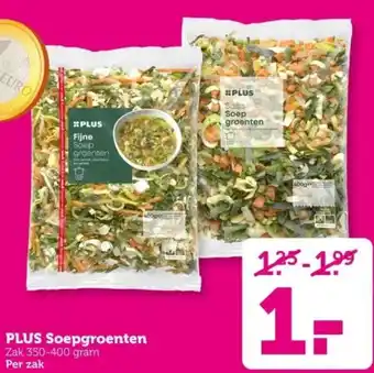 Coop PLUS Soepgroenten aanbieding