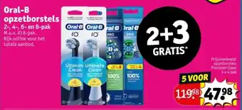 Kruidvat Oral B opzetborstels aanbieding