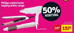 Kruidvat Philips elektrische styling witte range aanbieding