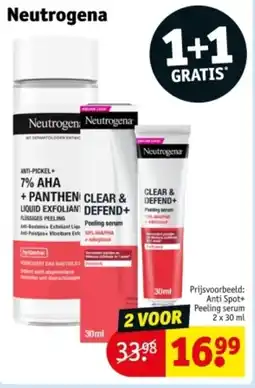 Kruidvat Neutrogena aanbieding