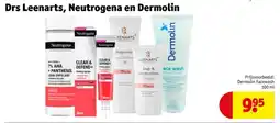 Kruidvat Drs Leenarts, Neutrogena en Dermolin aanbieding