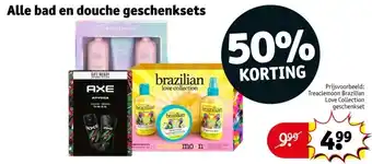 Kruidvat Alle bad en douche geschenksets aanbieding