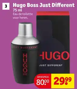 Kruidvat Hugo Boss Just Different aanbieding