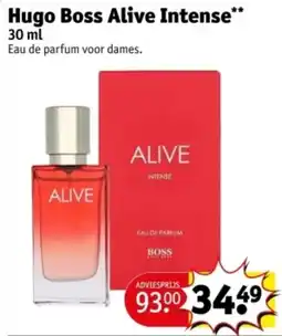Kruidvat Hugo Boss Alive Intense aanbieding