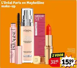 Kruidvat L'Oréal Paris en Maybelline make-up aanbieding
