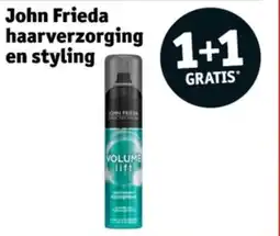 Kruidvat John Frieda haarverzorging en styling aanbieding