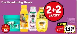 Kruidvat Fructis en Loving Blends aanbieding